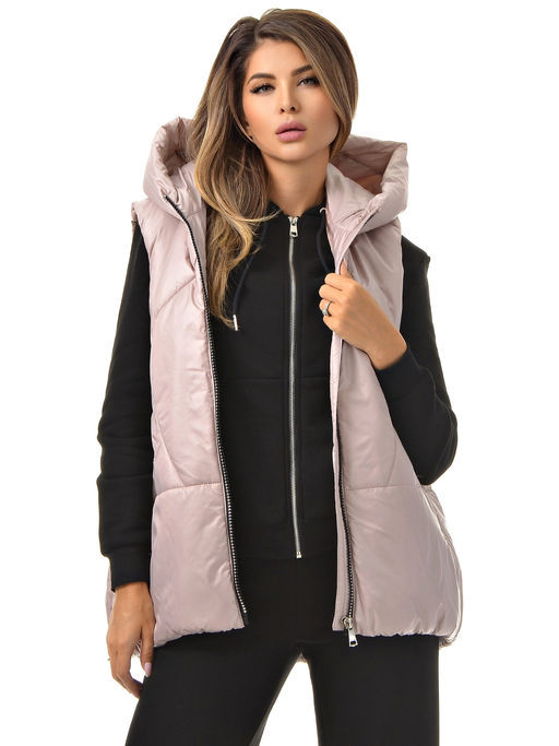 Утепленный жилет oversize - А+б коллекция фото 55