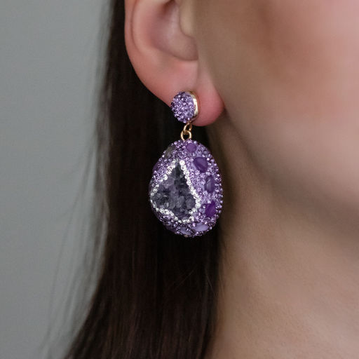 Серьги Арт. 3V-3598-Y - MyGemma фото 2