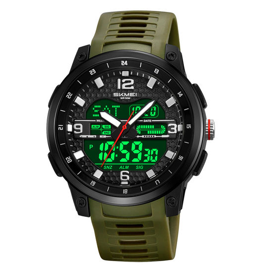 Часы наручные Skmei мужские электронные спортивные 2401green
