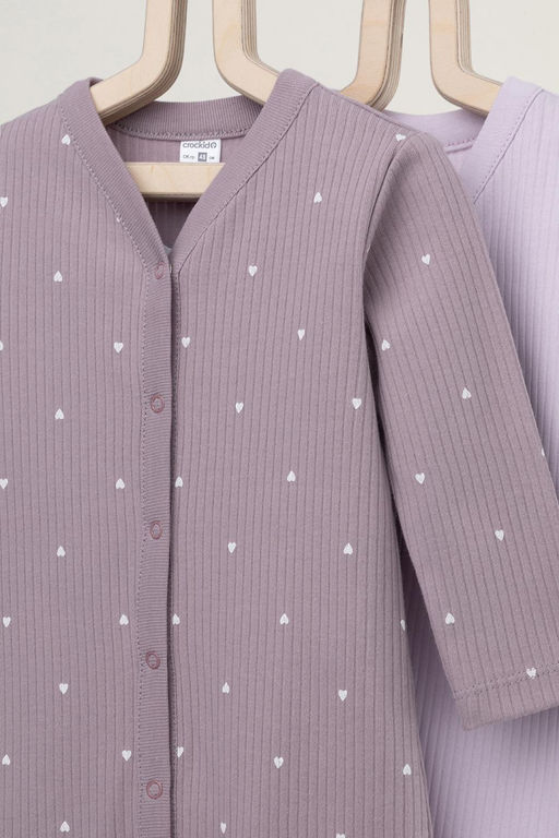 К 6523-2уп/нежно-лавандовый,морской туман набор комбинезон яс - Crockid фото 3