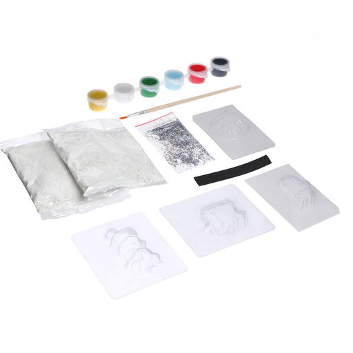 Магниты из гипса Волшебный праздник (варежка, снежинка, подарок, Дед Мороз) - Школа талантов фото 5