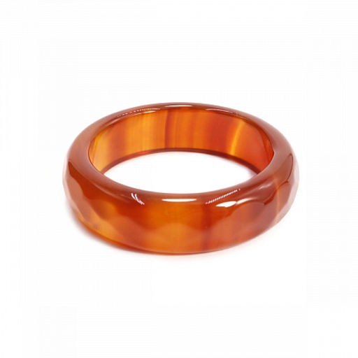 Кольцо из камня Сердолик для изобилия и процветания магнит для денег размер 16-19мм