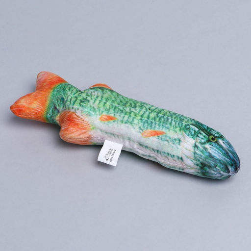 Игрушка для кошек с мятой Щука, 20 х 7,1 см - Пушистое счастье фото 4