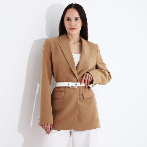 Ремень женский, ширина 3 см, винт, пряжка металл, цвет белый - Simaland фото 3