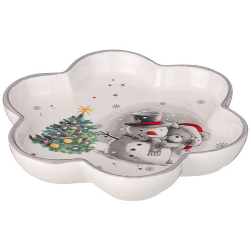 ТАРЕЛКА AGNESS С НОВЫМ ГОДОМ! ФИГУРНАЯ 15*2,5 СМ  фото 3