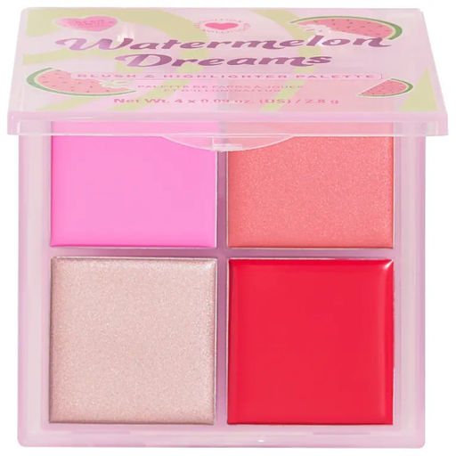 Палетка для макияжа: кремовые румяна и хайлайтер Watermelon Dreams Blush & Highlighter Palette 6859097