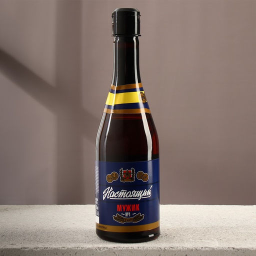 Гель для душа пиво Настоящий, 500 мл, аромат можжевельника и чёрного кедра, Чистое счастье