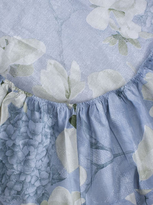 Простыня на резинке 160*200 см, перкаль, борт 25 см (Нигури) - Ивановотекстиль фото 2