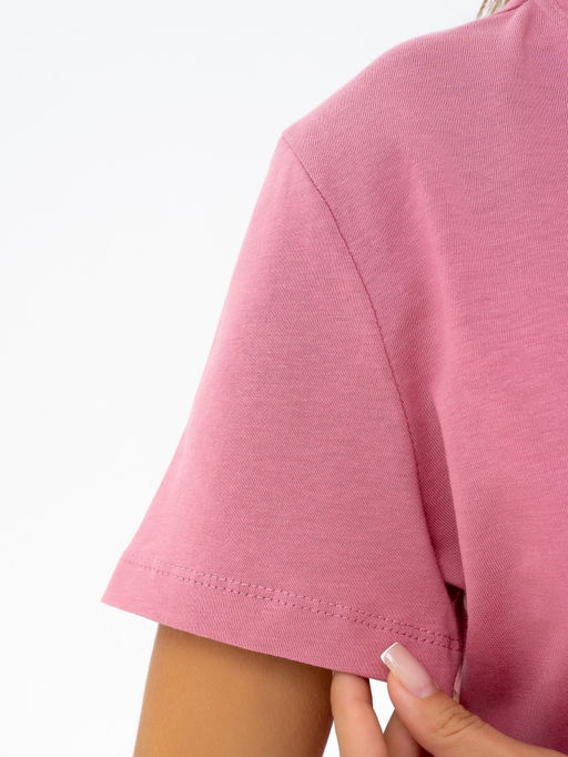 Футболка хлопок 100%,розовая