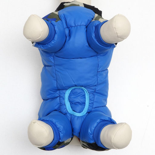 Комбинезон принтованный с замком на спине, размер 14 (ДС 32 см, ОГ 42 см, ОШ 31 см), синий - Simaland фото 5