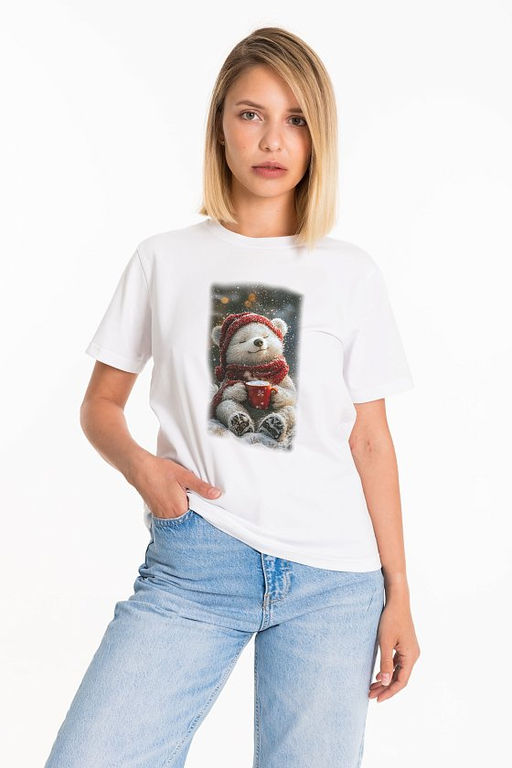 Футболка М325426Пб белый - Елена фото 3