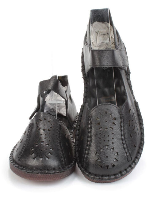 08-5008-1 BLACK Босоножки женские (натуральная кожа)