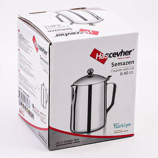 800-210 Молочник питчер с крышкой 0,4 л Hascevher Semazen нерж/ст (х12) - Mayer&boch фото 7
