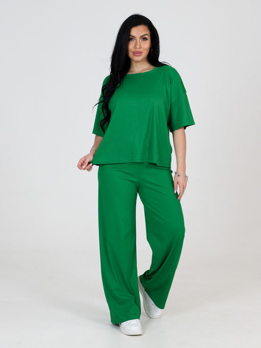 02 ЖЕНСКИЙ КОСТЮМ (брюки) (Зелёный) - А-дина фото 3