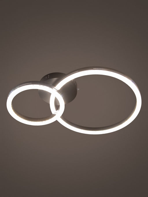 Светильник потолочный LED Bloom CLL-1-78-RC, 78 Вт, 3000-6000К, 62×42×10 см, с ПДУ, чёрный