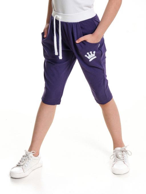 Бриджи с принтом UD 0782 т.синий - Mini maxi фото 3