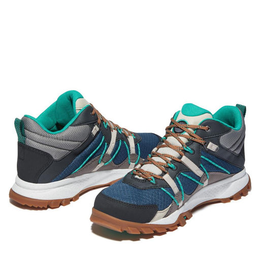 Ботинки Timberland Garrison Trail Hiker Mid WP синие  фото 5
