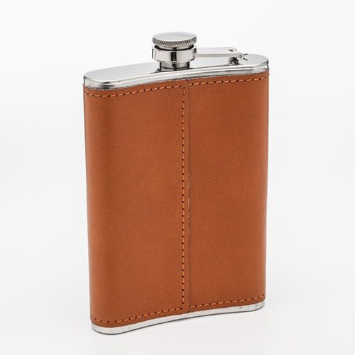 Фляжка Настоящий мужик, нержавеющая сталь, 270 мл, 9 oz