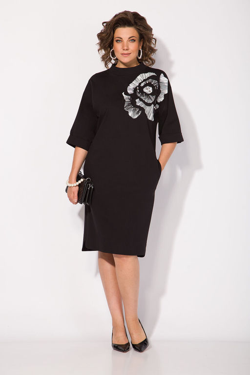 Платье Liliana 1464-Р черный  фото 3