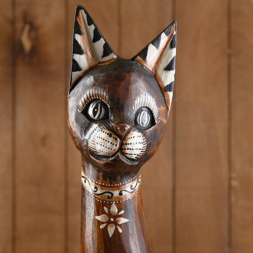 Сувенир «Кошка», 80 см, дерево
