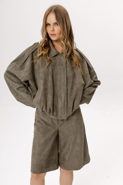 Бомбер Pirs 6592 хаки