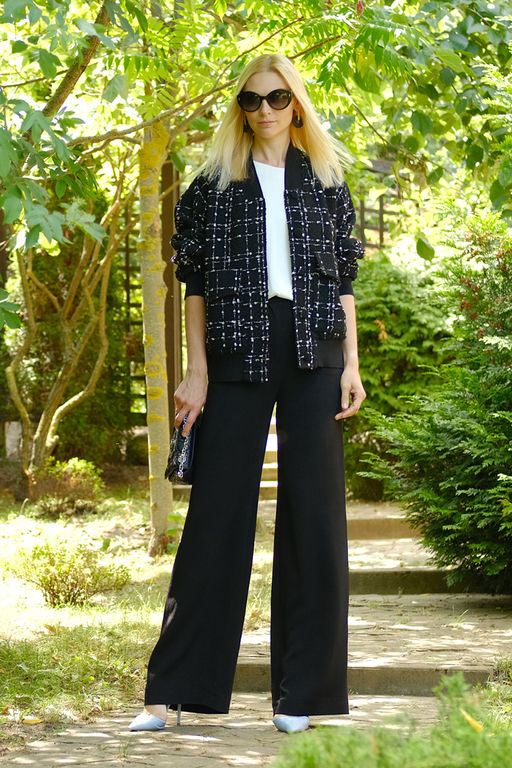 НОВИНКА! Бомбер женский АЧОСА М1163 ткань шанель  фото 4