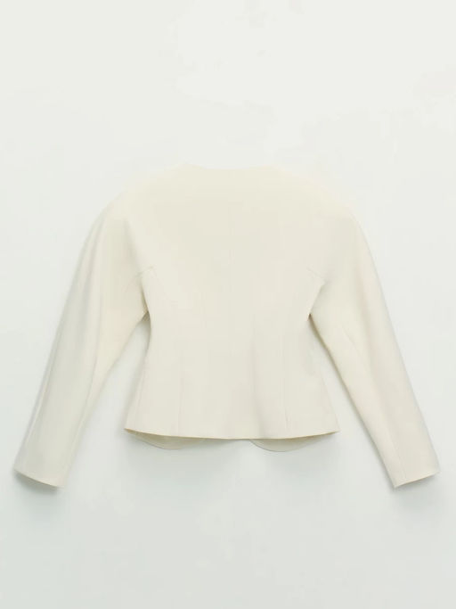 Приталенный жакет с вискозой в составе / Zarina  фото 9