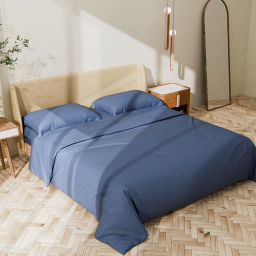 Постельное бельё Этель Евро Blue lake 200х215, 215х240, 50х70+3-2 шт, мако-сатин, 114г/м2  фото 11