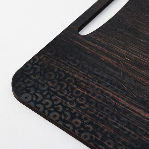 Разделочная доска-поднос Серая древесина 36х28 см - Дарим Красиво фото 4