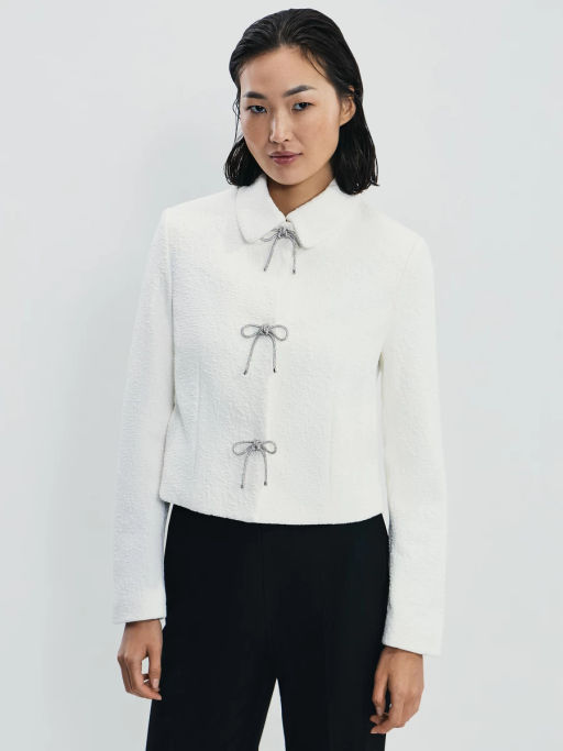 Жакет из хлопка с бантами / Zarina