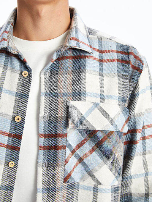 Regular Fit Uzun Kollu Ekose Erkek Oduncu G?mlek