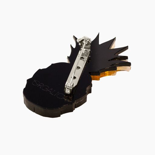 Брошь Ананас Черный - Orgalica фото 3