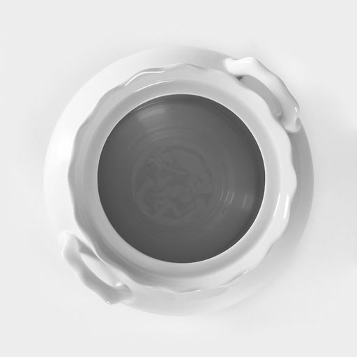 Супница Добрушский завод «Романс», 3 л, фарфор, белая