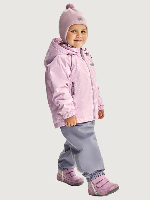 Костюм 7м0226 пудра/светло-серый