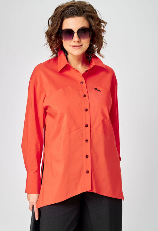 Рубашка EVA GRANT 7319 коралл