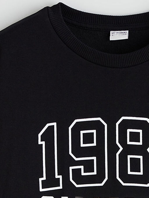 Bisiklet Yaka Erkek ?ocuk Sweatshirt