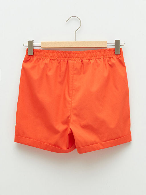 Beli Lastikli Basic Poplin K?z ?ocuk ?ort - Waikiki фото 2