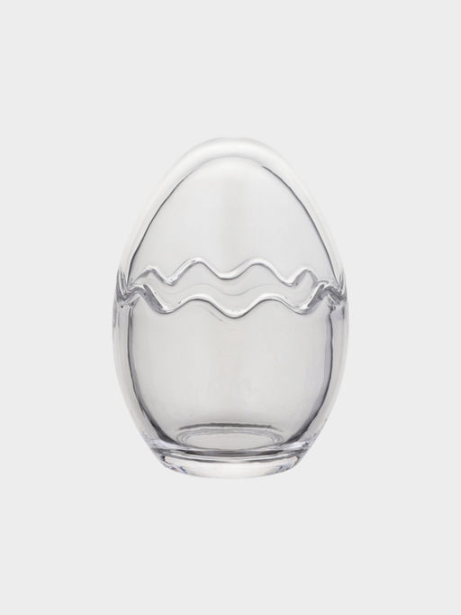 Конфетница «Яйцо», 170 мл, 8.3×11.5 см, стекло, прозрачная
