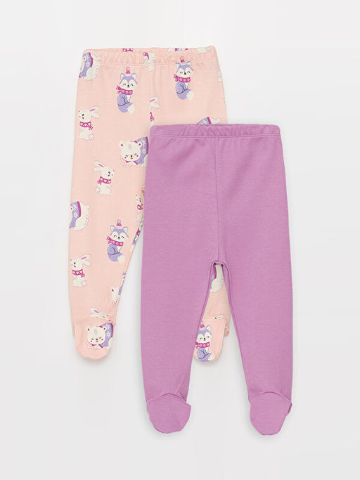 Beli Lastikli K?z Bebek Pijama Alt 2li