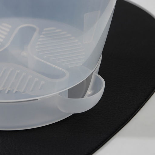 Цена за 2 шт. Горшок для цветов с поддоном «Альтернатива. Адель», 1.5 л, пластиковый, прозрачный