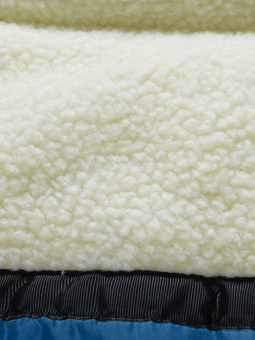 Парка зимняя подростковая для мальчика с капюшоном и мехом синего цвета 9535S - Valianly фото 22