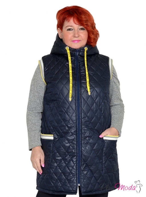 Жилет Модель №1824 размеры 44-84 - Plusmoda фото 4