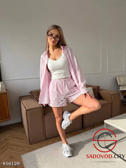Костюм тройка женский с рубашкой - Fiona фото 3