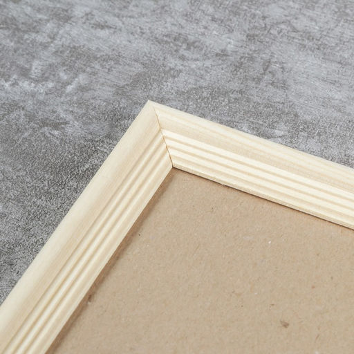 Фоторамка с20 50х70 см белое дерево (пластиковый экран)