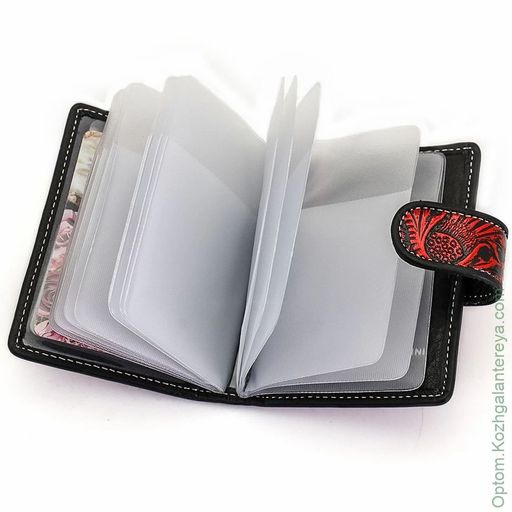 Женская кожаная визитница Sergio Valentini СВ 8147-010  фото 6