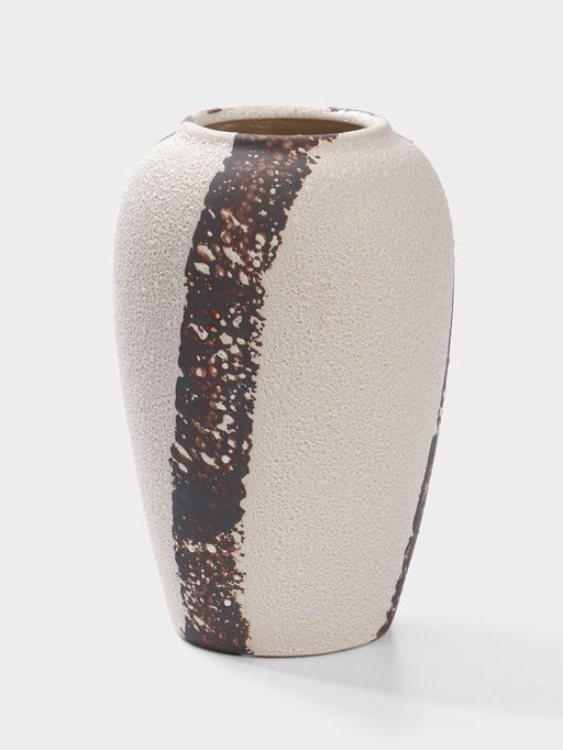 Ваза настольная керамика "Мелхор" 23х13 см, белый