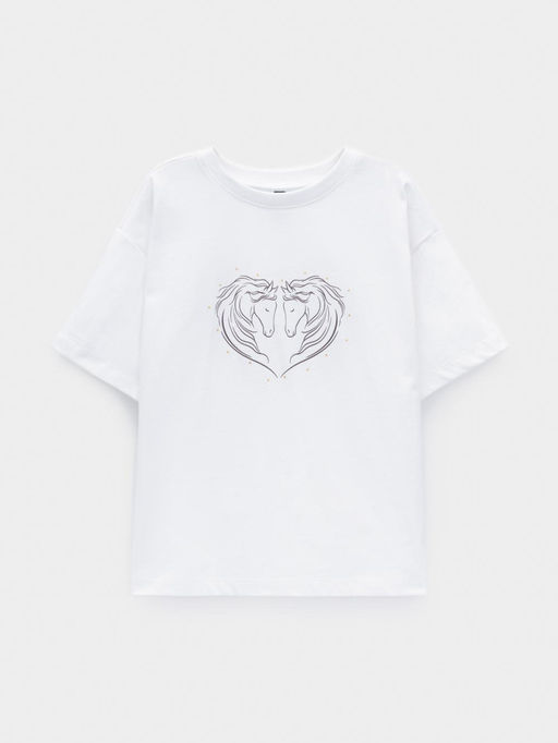 КР 302819/сахар к631 фуфайка (футболка) для дев