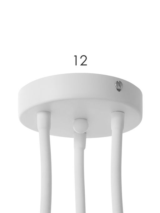 Светильник потолочный 10119/3, 3хE27, 60 Вт, белый