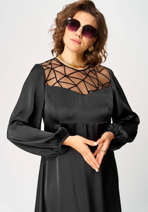 Платье EVA GRANT 7268В черный