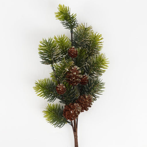 Ветка декоративная новогодняя, 61×21×7 см